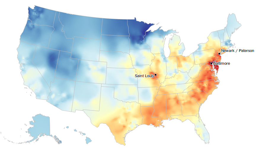 New York Times Dialect Map Language Log » Interactive Dialect Map