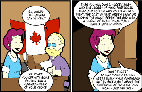 canadian stereotypes comics