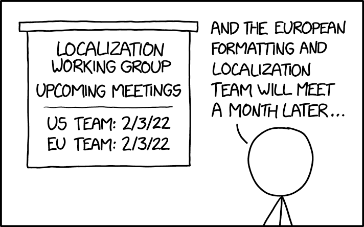 Calendrical endianness