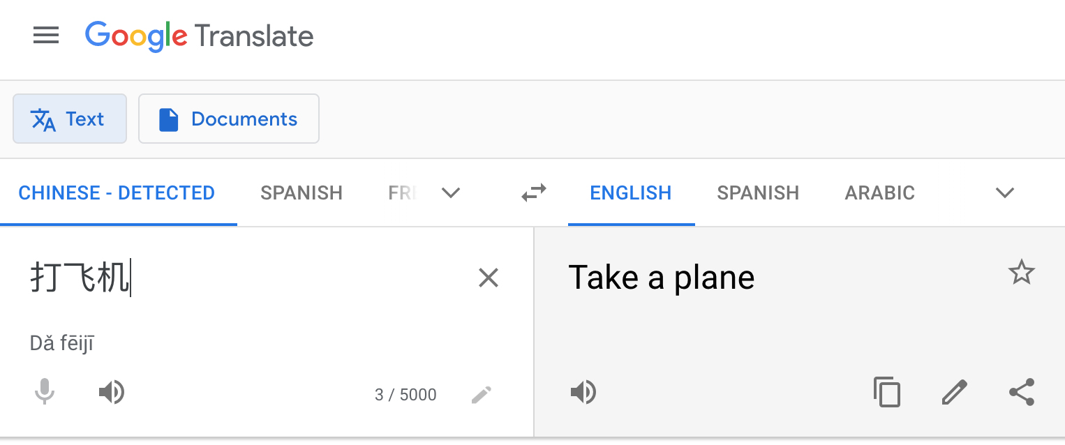 google translate english to english dictionary